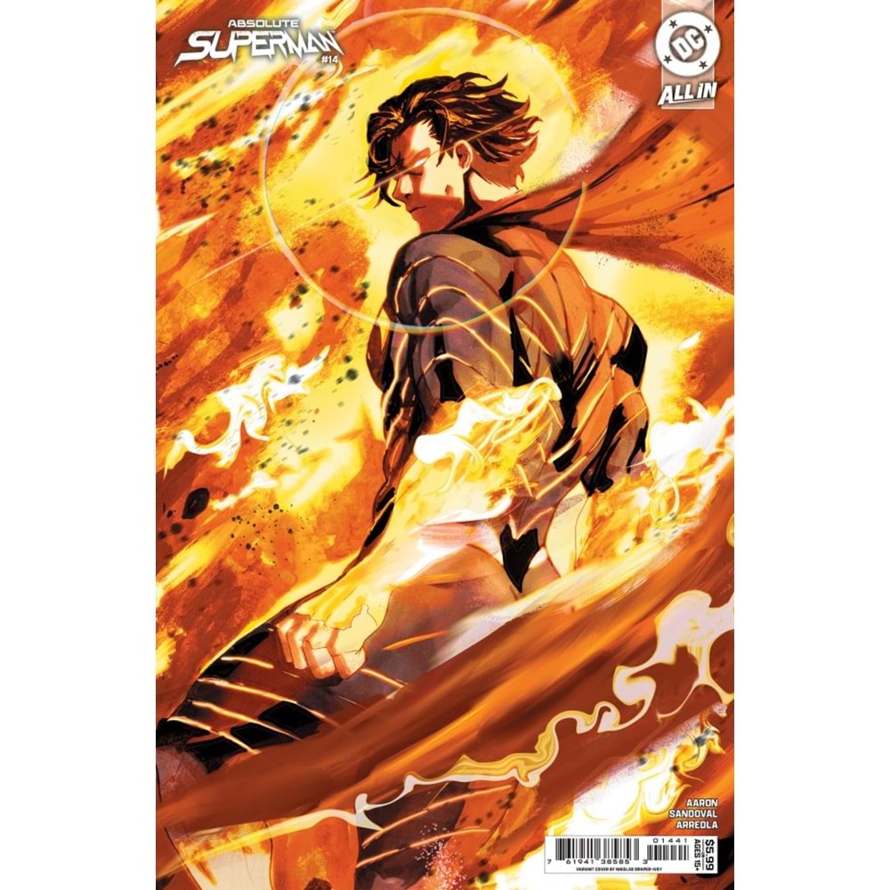 ABSOLUTE SUPERMAN # 14 COVER D NIKOLAS DRAPER-IVEY CARD STOCK VARIANT
