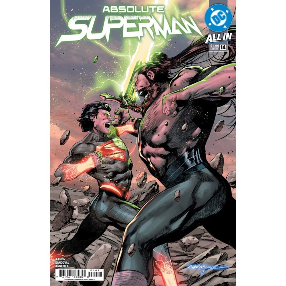 ABSOLUTE SUPERMAN # 14 COVER A RAFA SANDOVAL