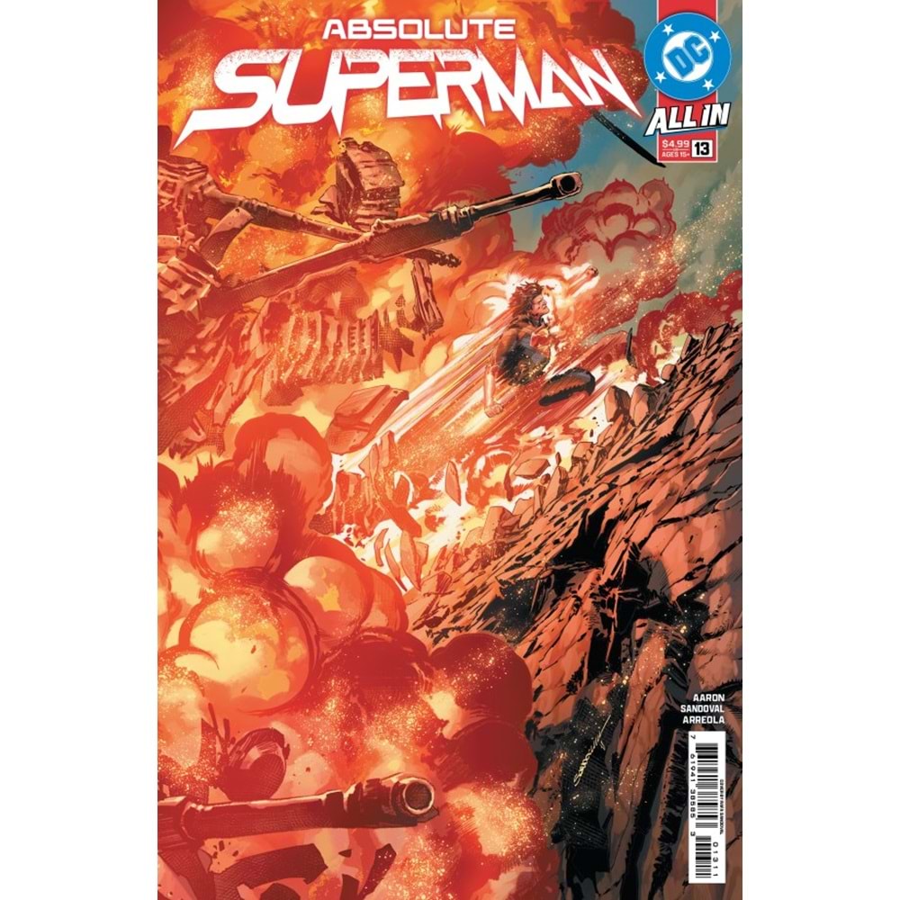 ABSOLUTE SUPERMAN # 13 COVER A RAFA SANDOVAL