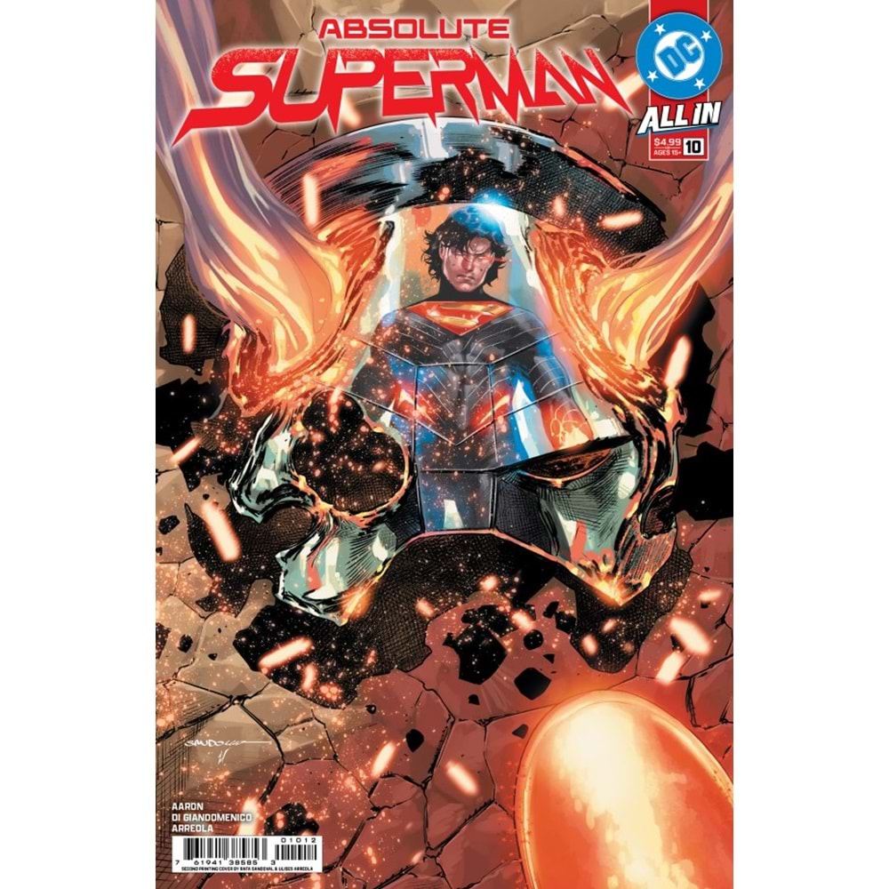 ABSOLUTE SUPERMAN # 10 SECOND PRINTING