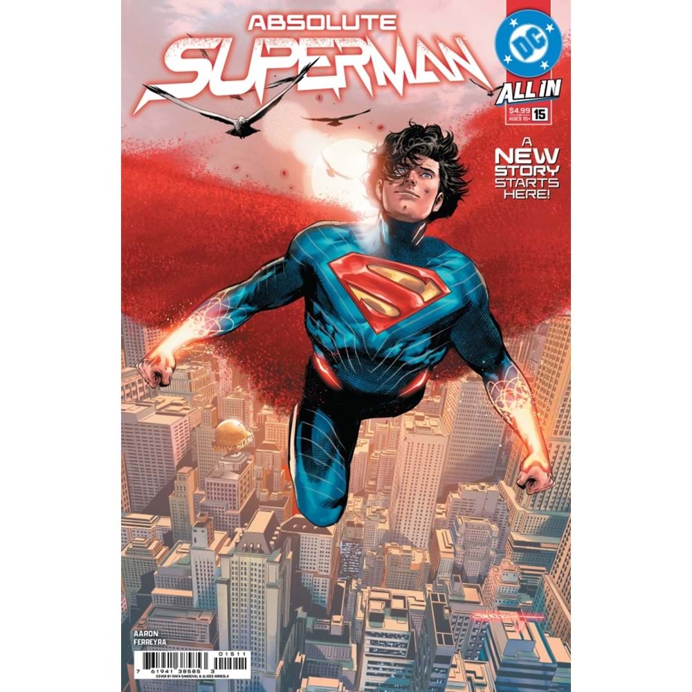 ABSOLUTE SUPERMAN # 15 COVER A RAFA SANDOVAL