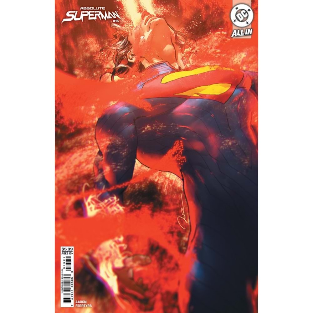 ABSOLUTE SUPERMAN # 15 COVER B GERALD PAREL CARD STOCK VARIANT