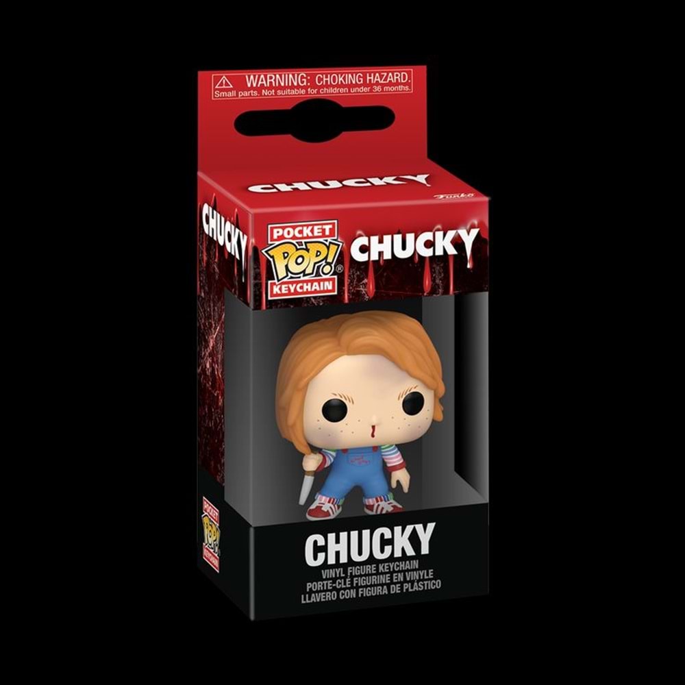 FUNKO POP CHUCKY WITH KNIFE KEYCHAIN