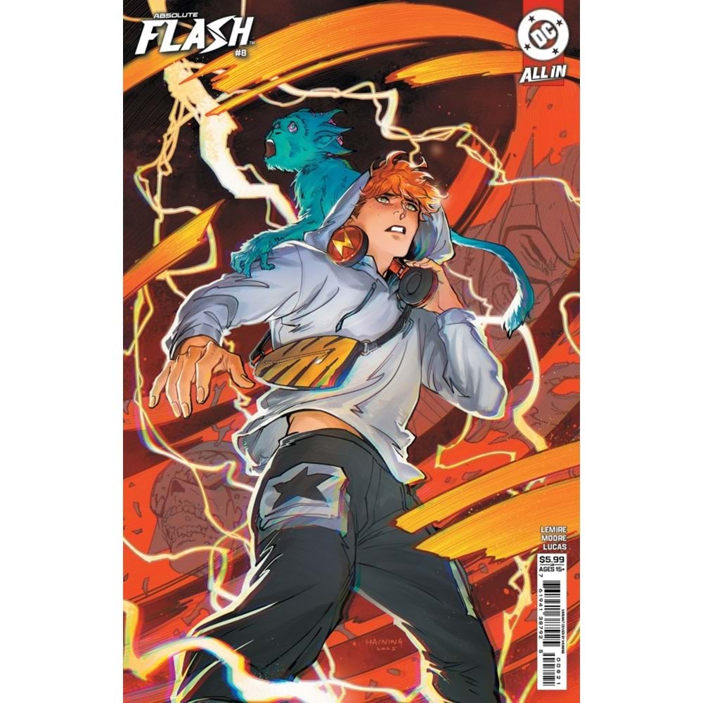 ABSOLUTE FLASH #8 COVER B HAINING CARD STOCK VARIANT