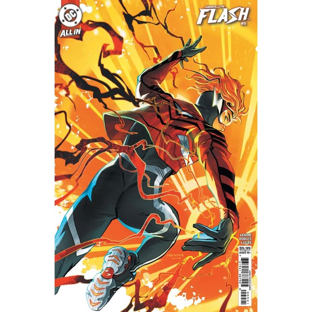 ABSOLUTE FLASH #9 COVER D HAINING CARD STOCK VARIANT