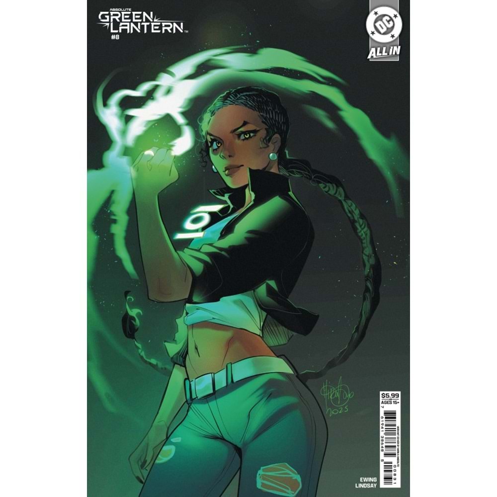 ABSOLUTE GREEN LANTERN #8 COVER C MIRKA ANDOLFO CARD STOCK VARIANT