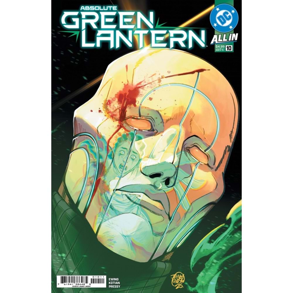 ABSOLUTE GREEN LANTERN #10 COVER A JAHNOY LINDSAY