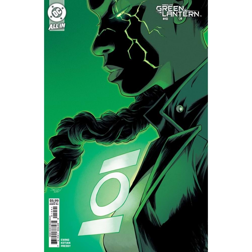 ABSOLUTE GREEN LANTERN #10 COVER D DECLAN SHALVEY CARD STOCK VARIANT