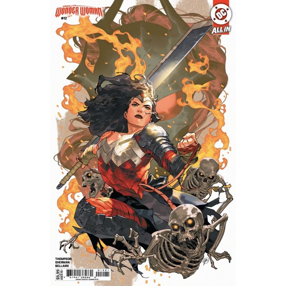 ABSOLUTE WONDER WOMAN # 12 COVER C YASMINE PUTRI CARD STOCK VARIANT
