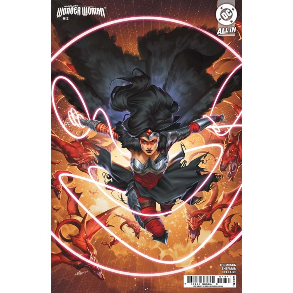 ABSOLUTE WONDER WOMAN # 12 COVER D MATEUS MANHANINI CARD STOCK VARIANT
