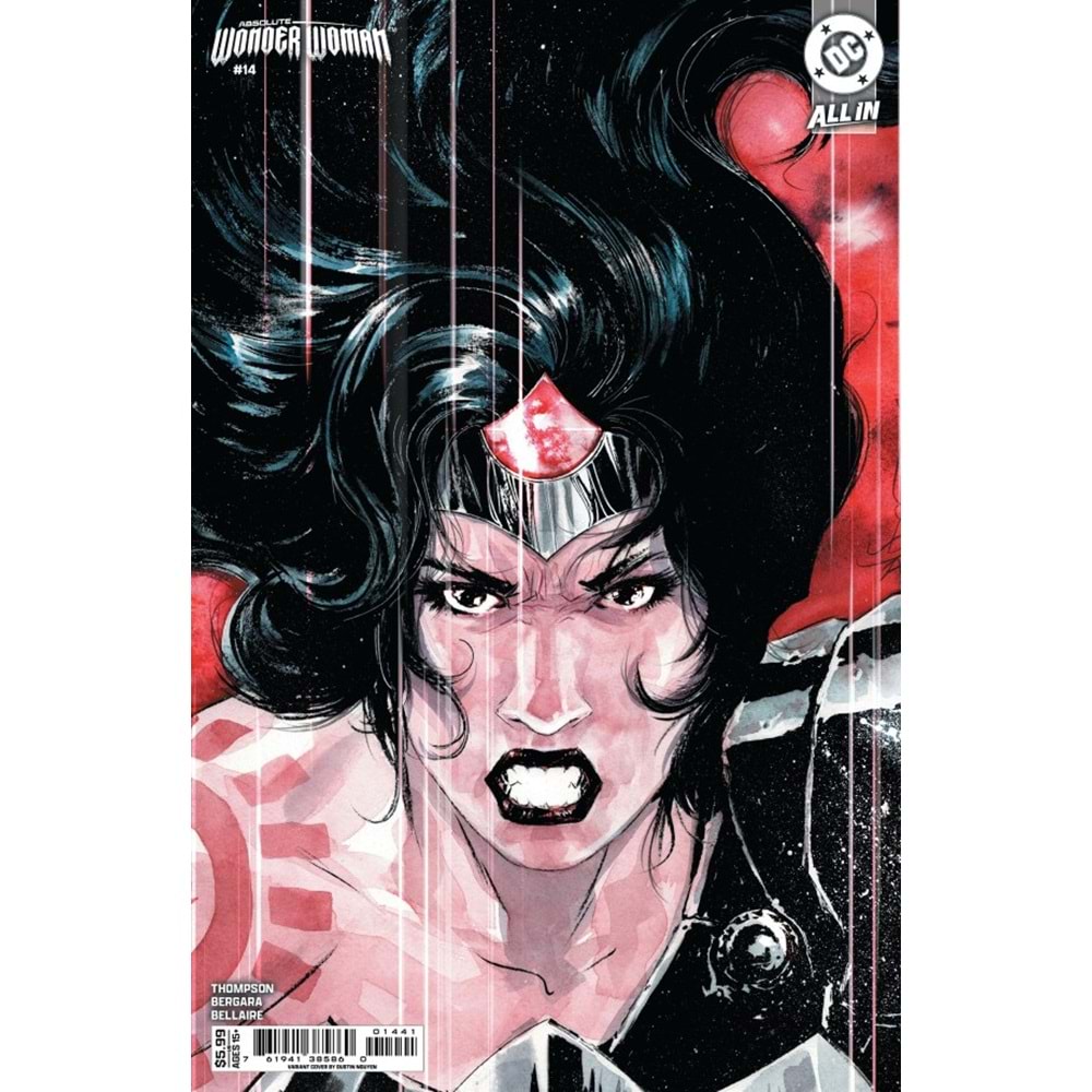 ABSOLUTE WONDER WOMAN # 14 COVER D DUSTIN NGUYEN CARD STOCK VARIANT