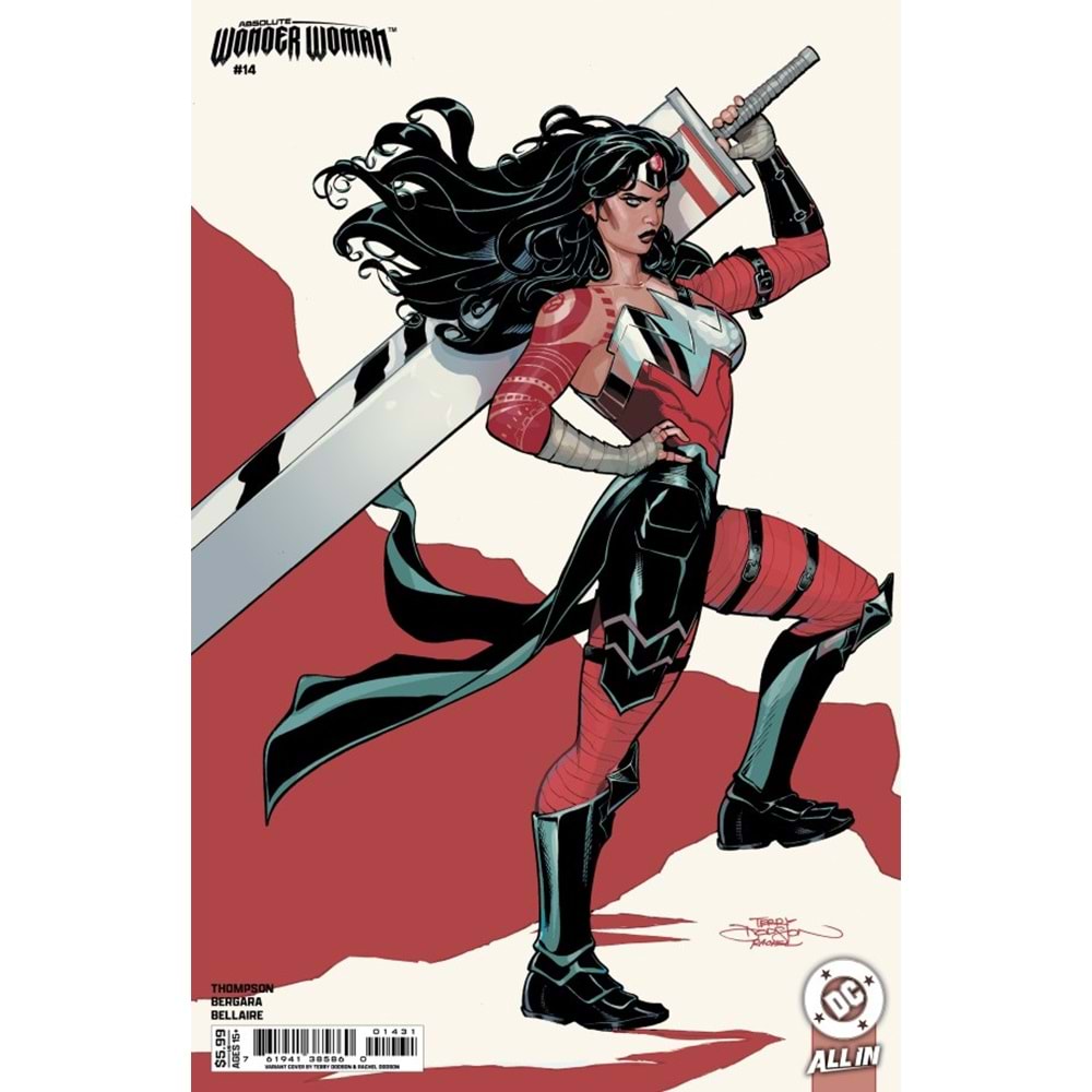 ABSOLUTE WONDER WOMAN # 14 COVER C TERRY DODSON CARD STOCK VARIANT