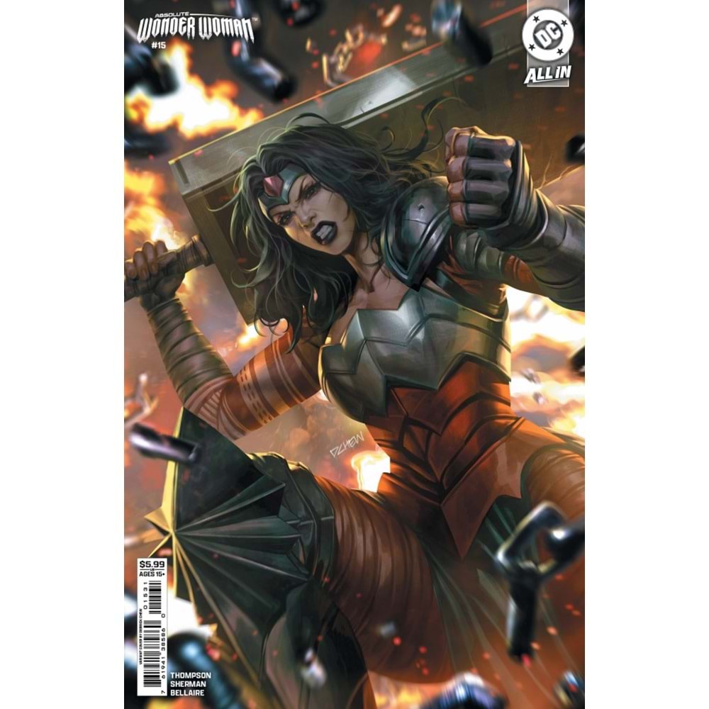 ABSOLUTE WONDER WOMAN # 15 COVER B DERRICK CHEW CARD STOCK VARIANT