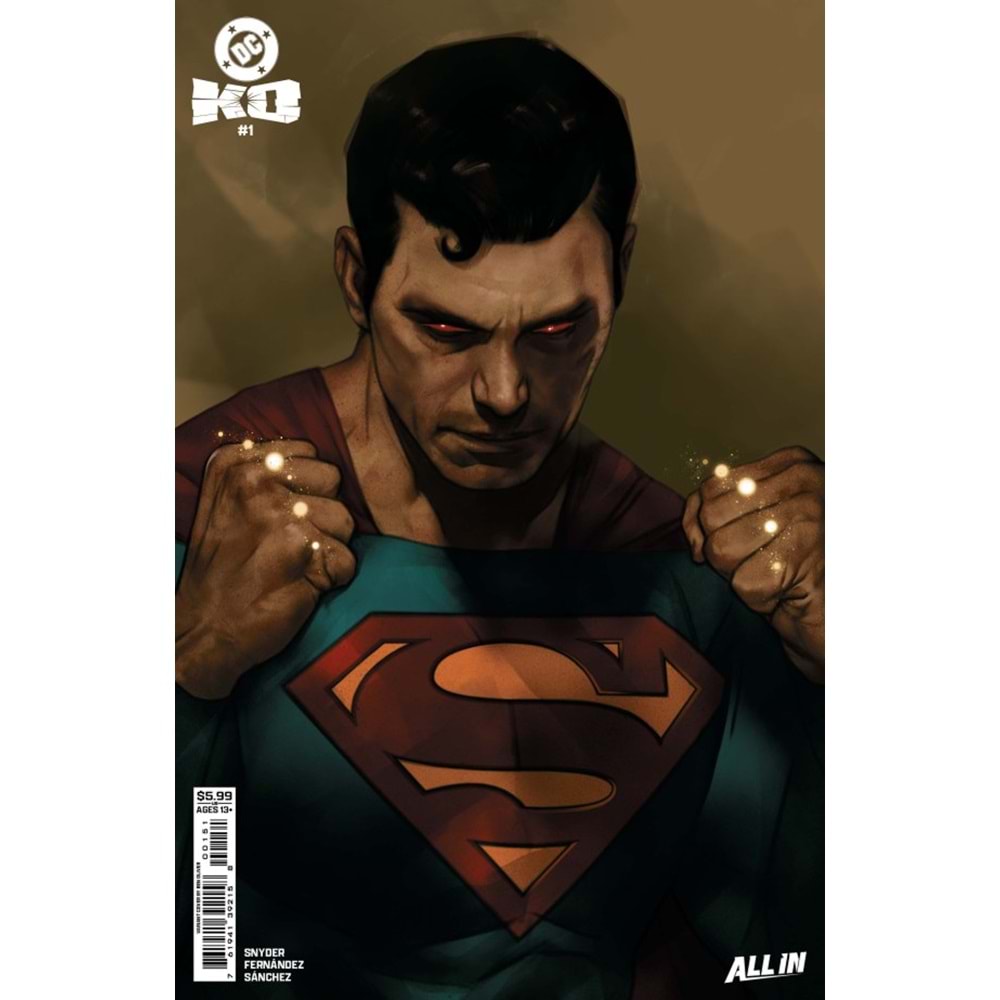 DC K.O. #1 (OF 5) COVER G BEN OLIVER FACE-OFF CARD STOCK VARIANT