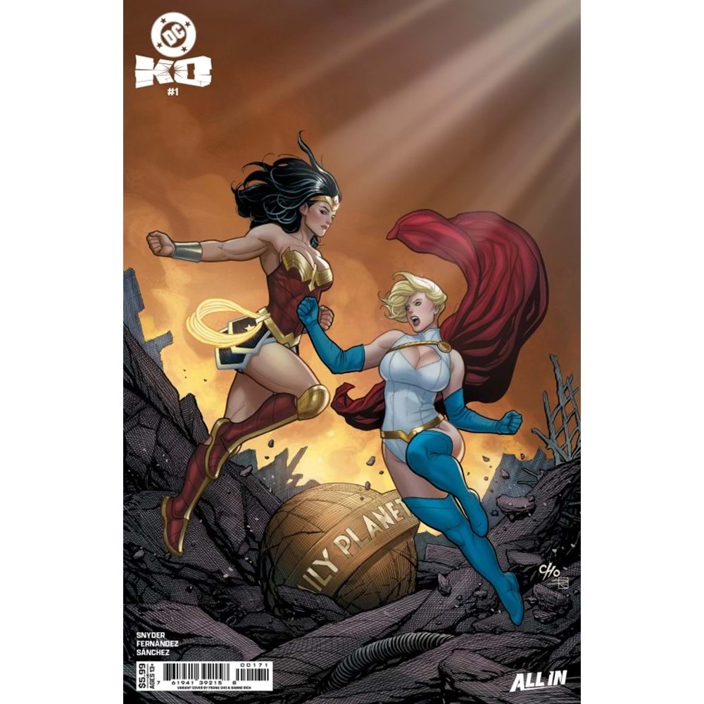 DC K.O. #1 (OF 5) COVER D FRANK CHO CARD STOCK VARIANT