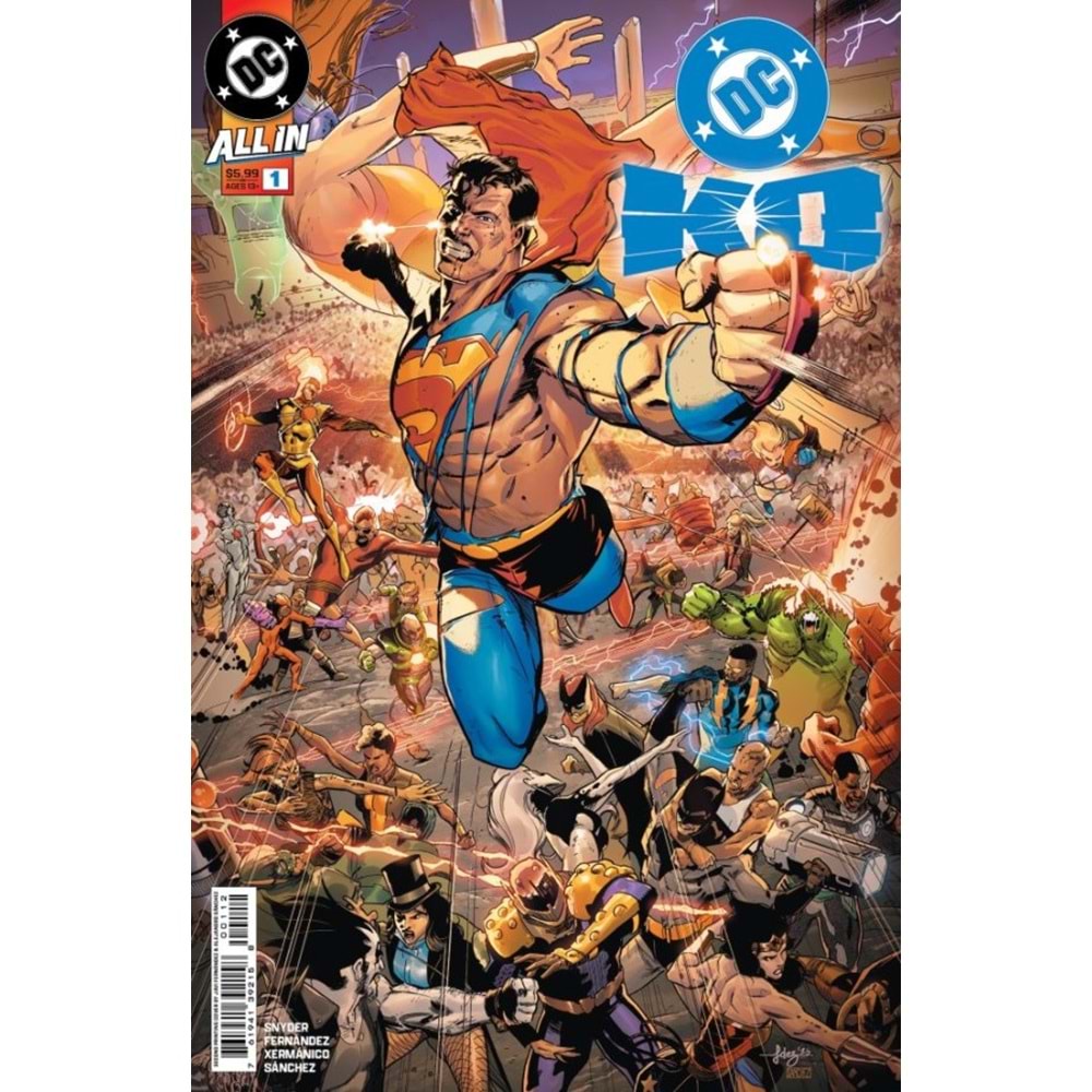 DC K.O. #1 (OF 5) SECOND PRINTING COVER A JAVIER FERNANDEZ