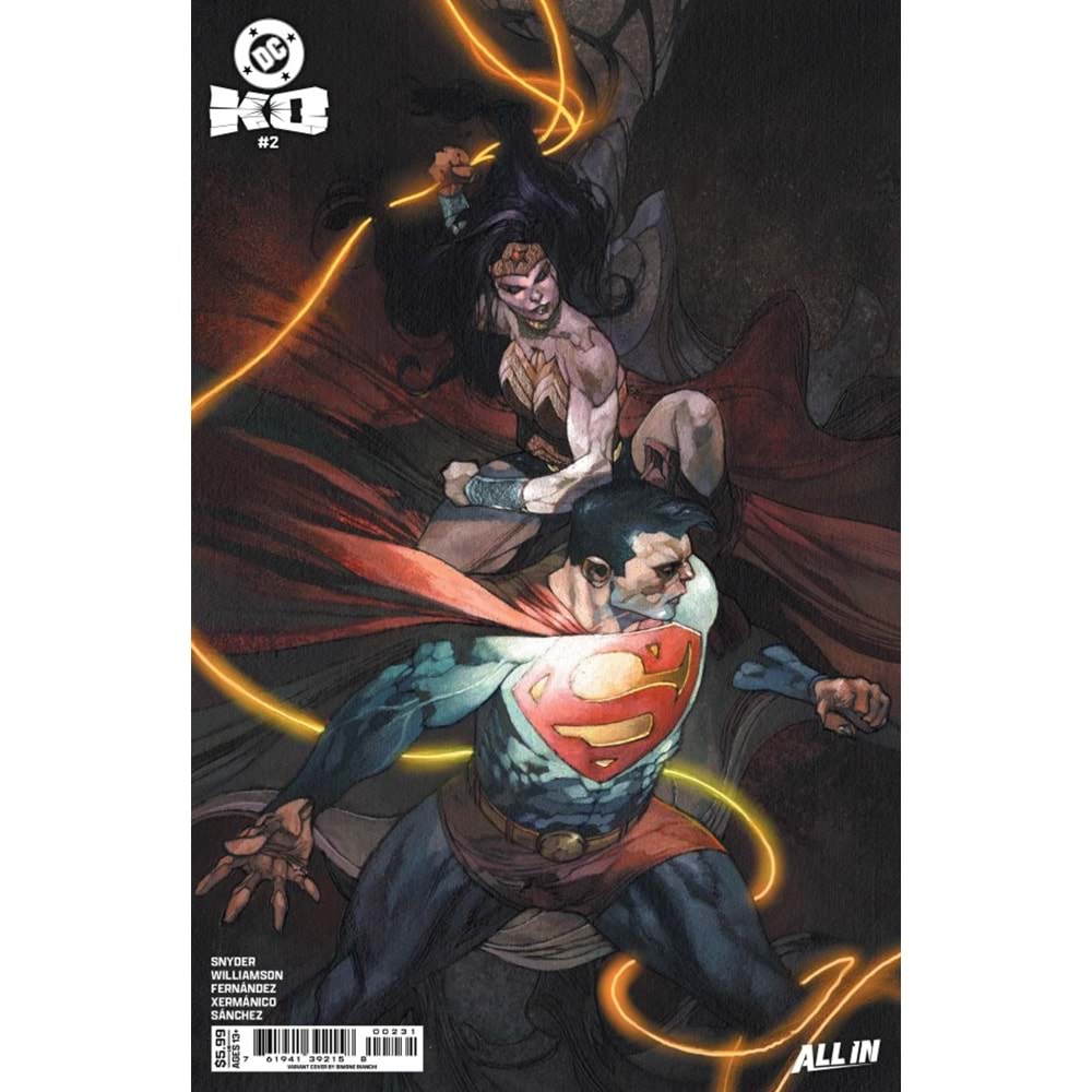 DC K.O. #2 (OF 5) COVER E SIMONE BIANCHI CARD STOCK VARIANT