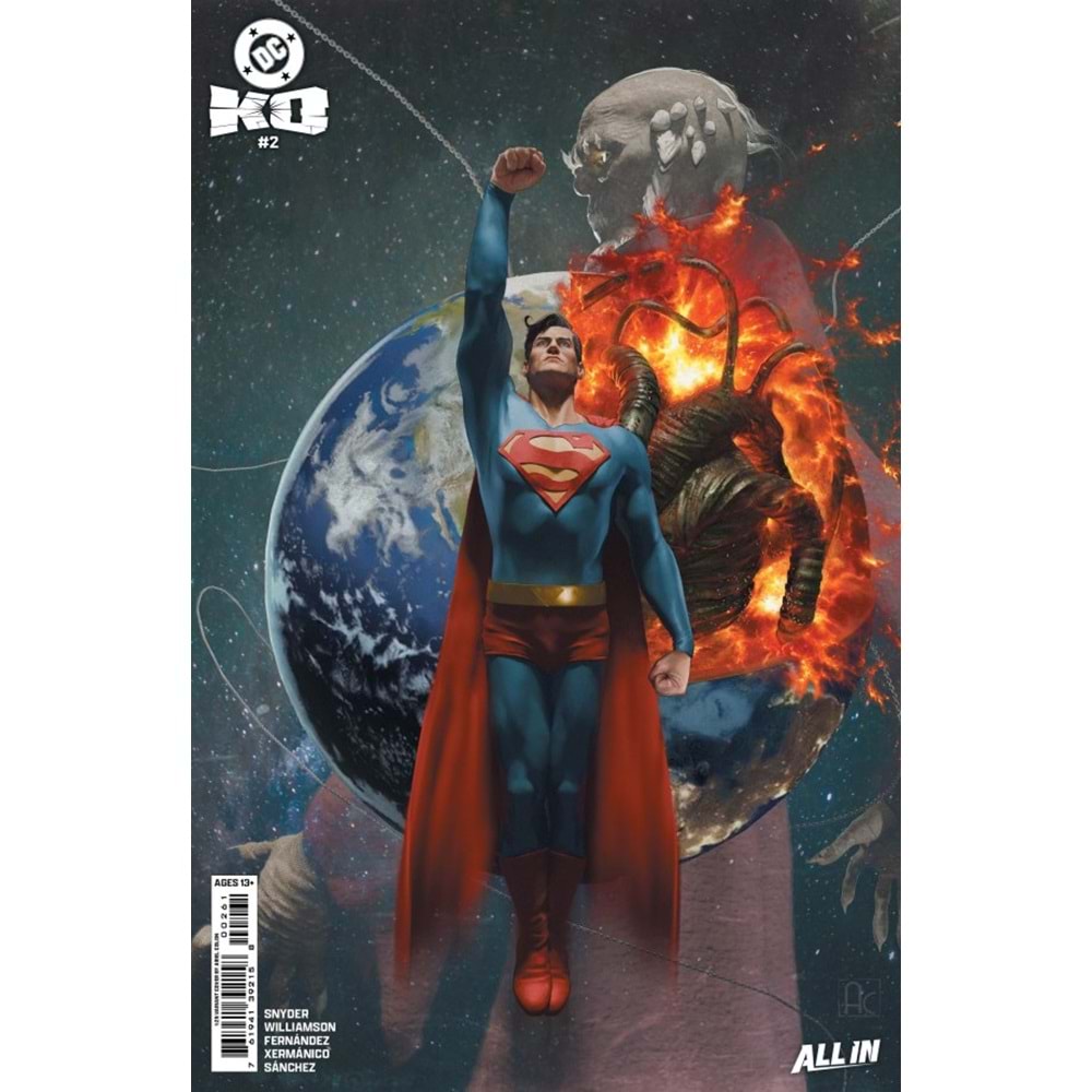 DC K.O. #2 (OF 5) COVER K 1:25 ARIEL COLON CARD STOCK VARIANT