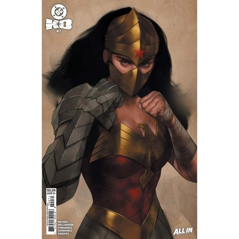 DC K.O. #2 (OF 5) COVER H BEN OLIVER FACE-OFF CARD STOCK VARIANT