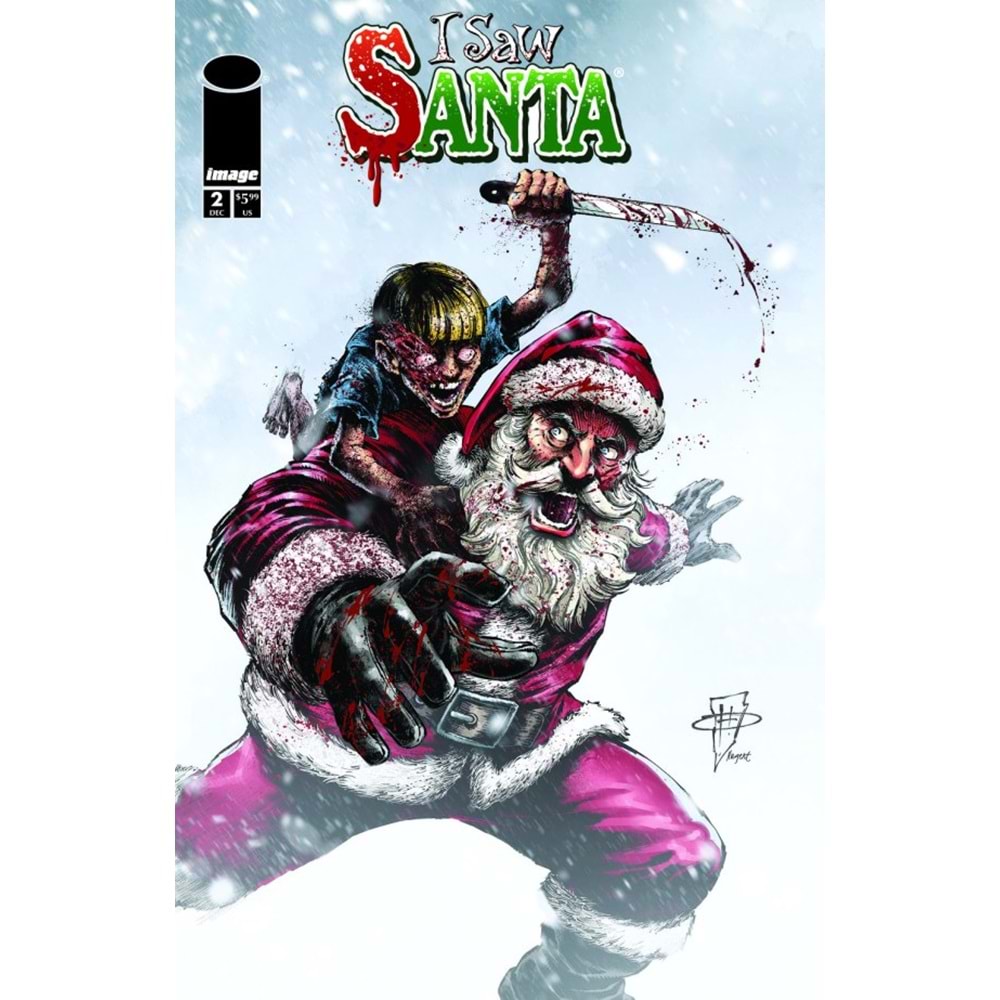 I SAW SANTA A SPAWN UNIVERSE CHRISTMAS STORY #2 (OF 2) COVER C DANIEL HENRIQUES VARIANT