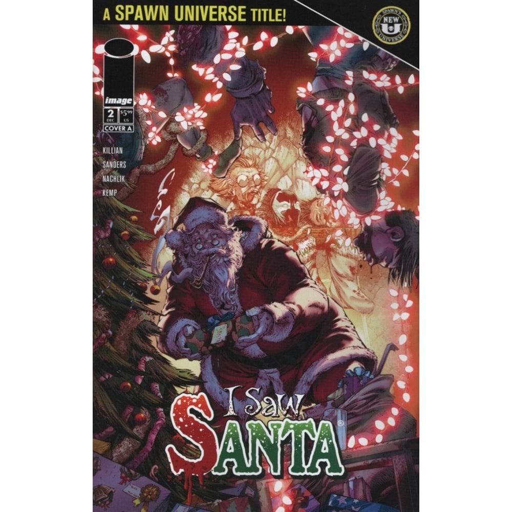 I SAW SANTA A SPAWN UNIVERSE CHRISTMAS STORY #2 (OF 2) COVER A BRETT BOOTH