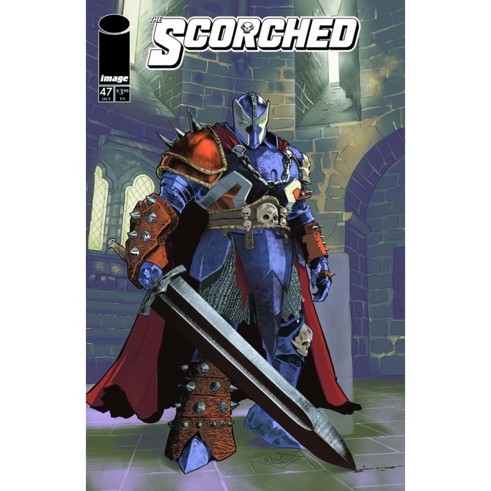 SPAWN SCORCHED # 47 COVER B THADDEUS ROBECK VARIANT