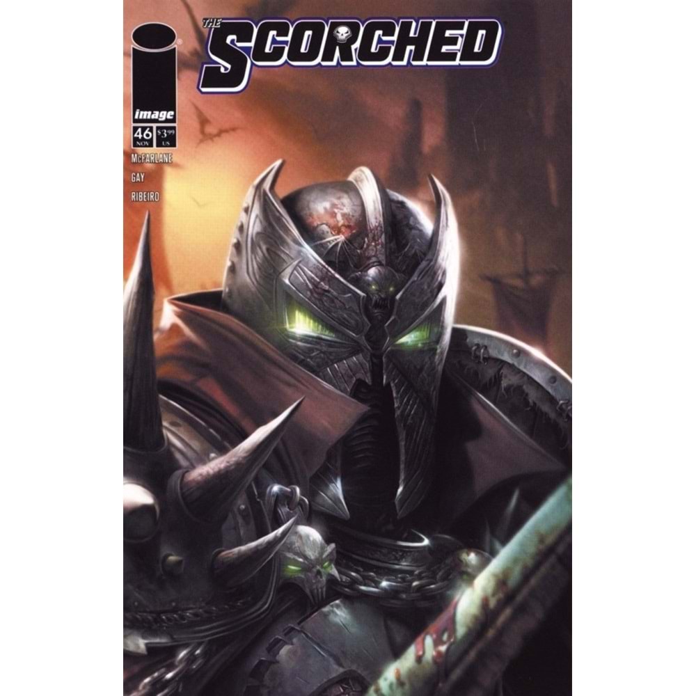 SPAWN SCORCHED # 46 COVER A FRANCESCO MATTINA