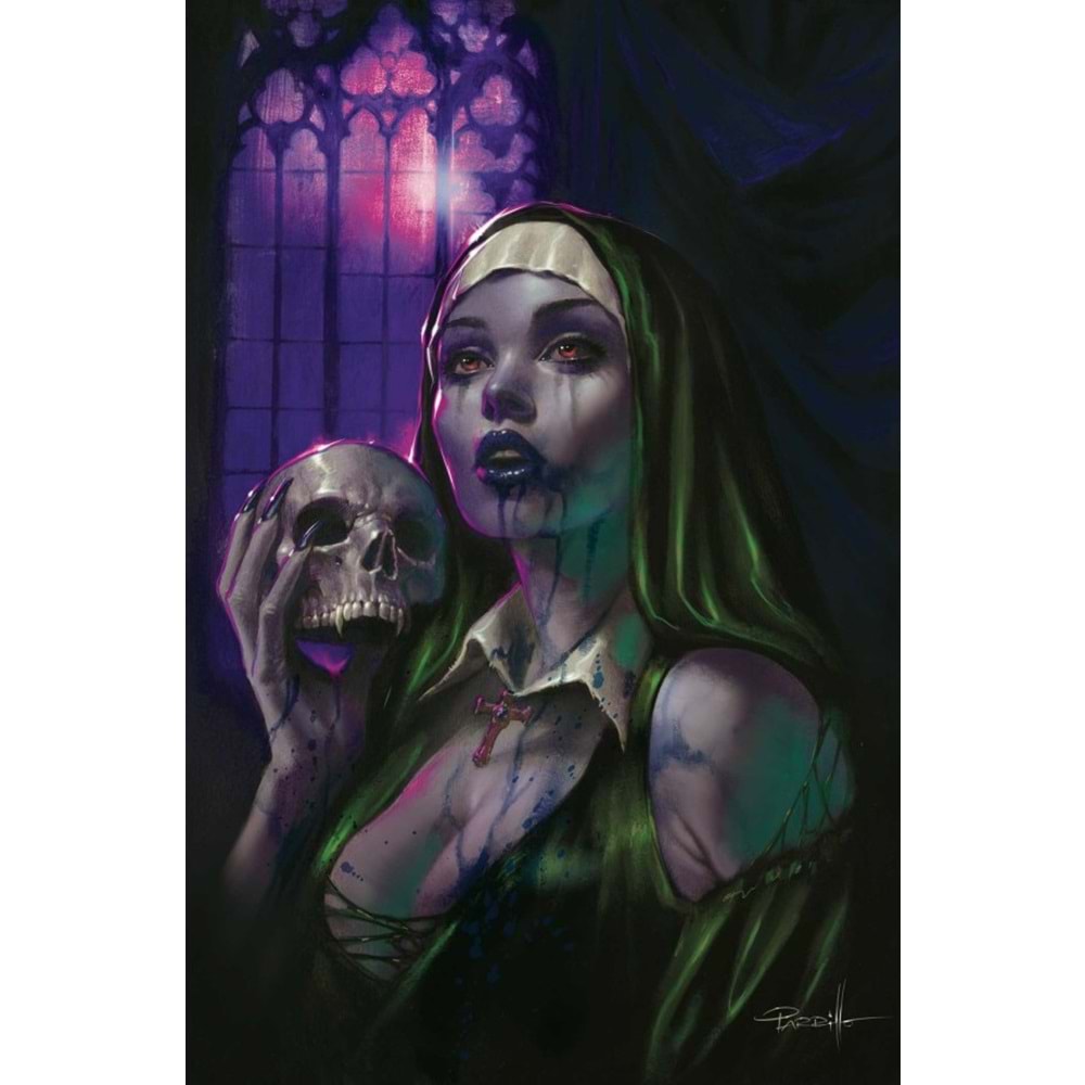 VAMPIRELLA (2025) #8 COVER P 1:10 LUCIO PARRILLO ULTRAVIOLET VIRGIN FOC BONUS VARIANT