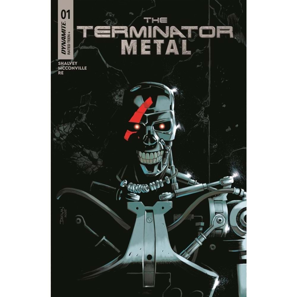 TERMINATOR METAL #1 COVER A DECLAN SHALVEY