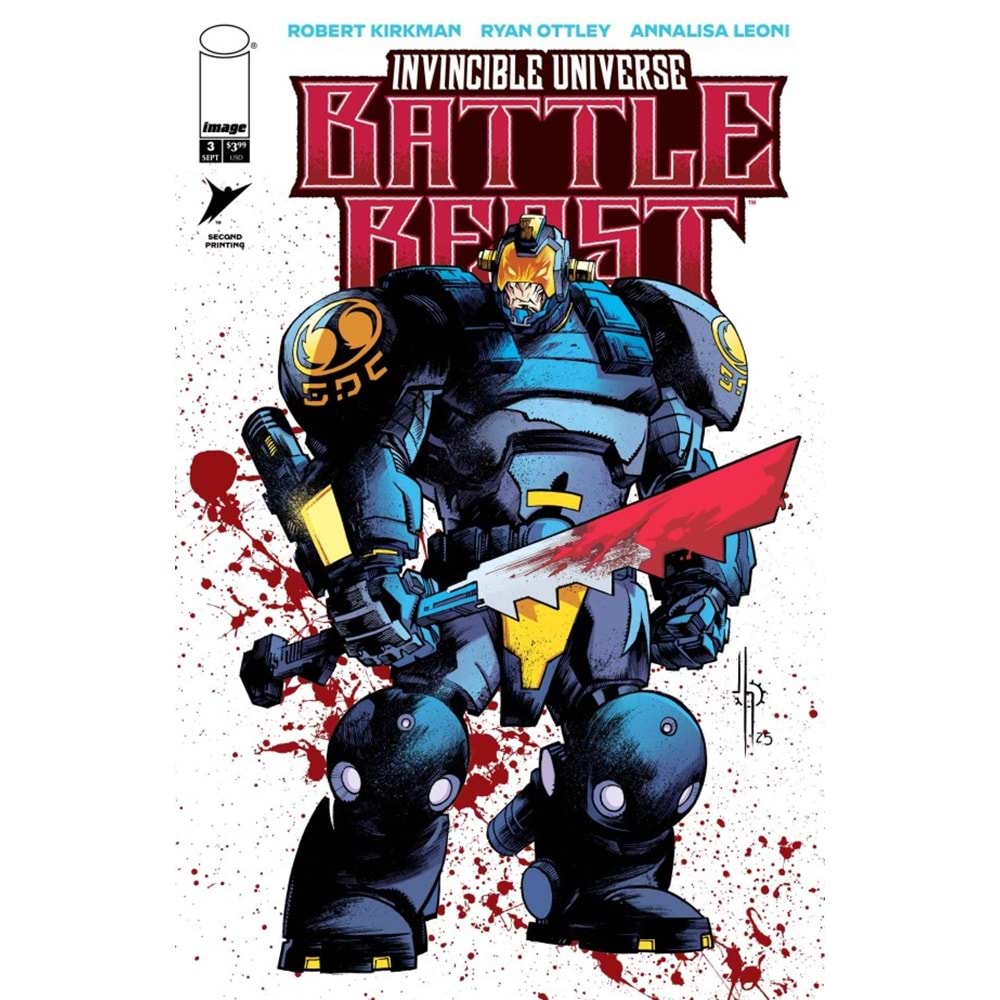 INVINCIBLE UNIVERSE BATTLE BEAST # 3 SECOND PRINTING COVER A JASON HOWARD