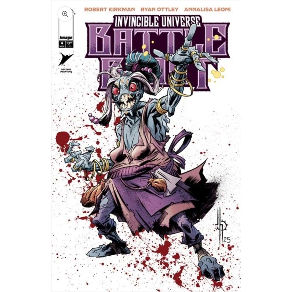 INVINCIBLE UNIVERSE BATTLE BEAST # 4 SECOND PRINTING COVER A JASON HOWARD