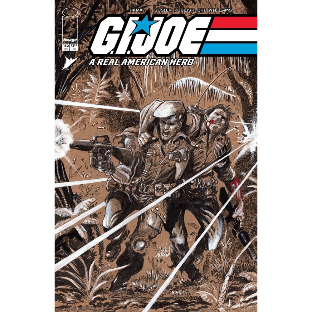 GI JOE A REAL AMERICAN HERO #152 HAMA FILES EDITION COVER B CHRIS MOONEYHAM VARIANT
