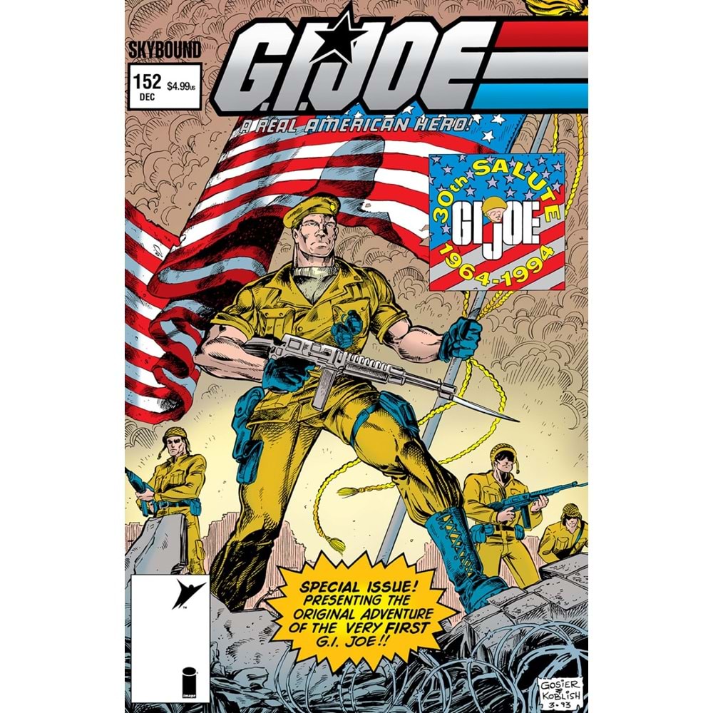 GI JOE A REAL AMERICAN HERO #152 HAMA FILES EDITION COVER C PHIL GOSIER & SCOTT KOBLISH FOIL VARIANT