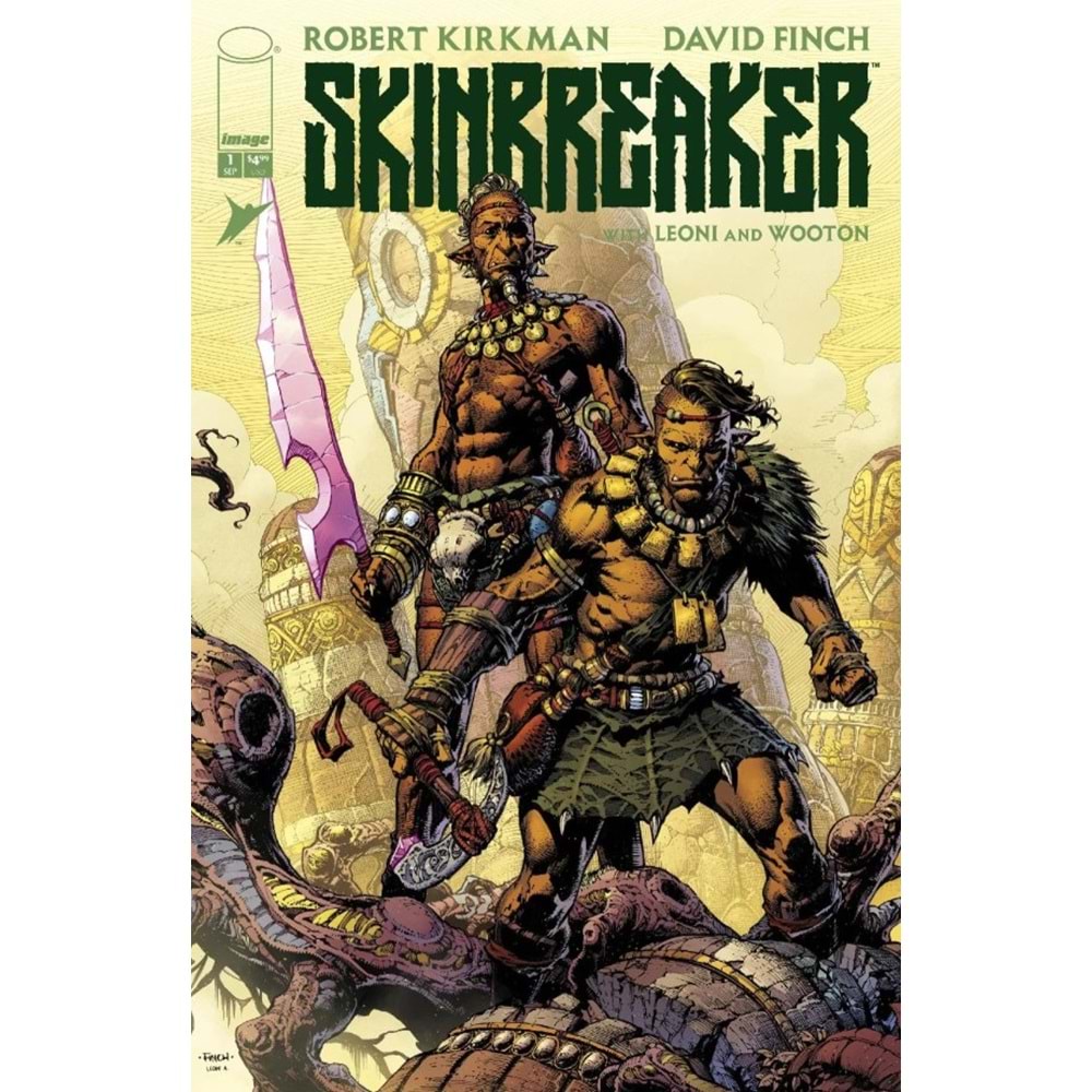 SKINBREAKER #1 COVER A DAVID FINCH & ANNALISA LEONI
