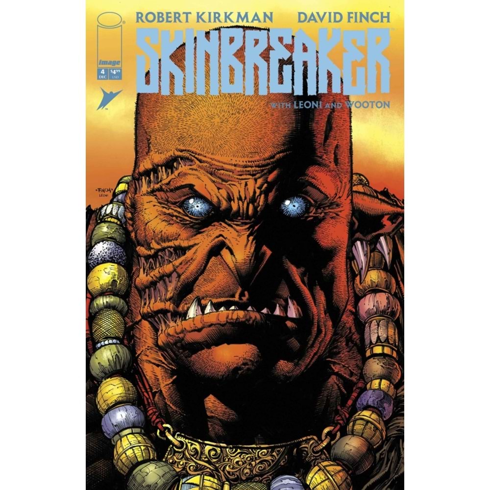 SKINBREAKER #4 COVER B DAVID FINCH PORTRAIT VARIANT