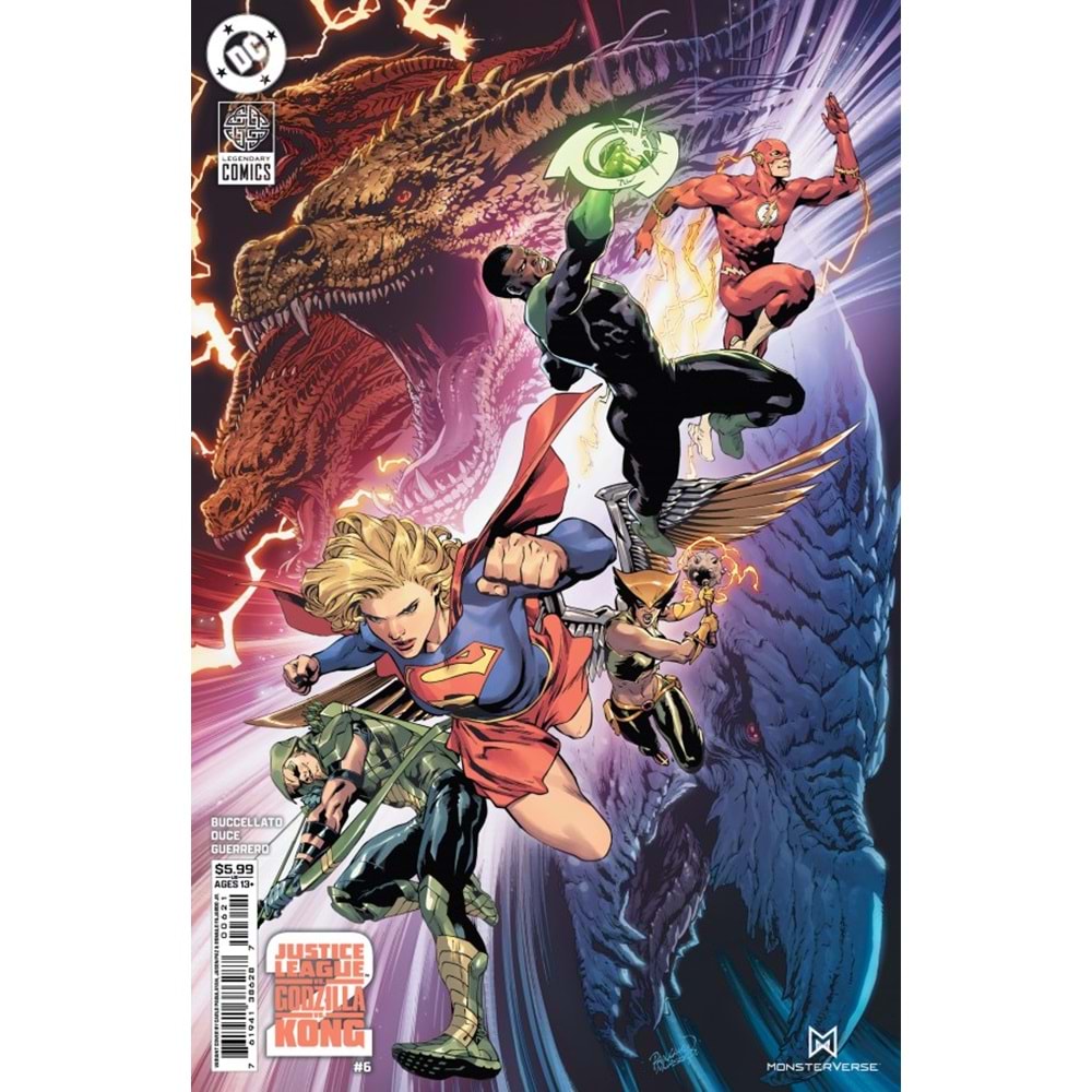 JUSTICE LEAGUE VS GODZILLA VS KONG 2 # 6 (OF 7) COVER B CARLO PAGULAYAN CARD STOCK VARIANT