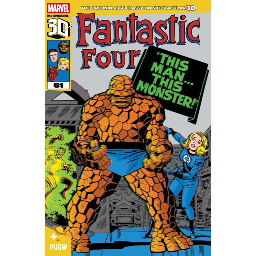 FANTASTIC FOUR #51 THIS MAN THIS MONSTER PAN DIMENSIONAL 3D EDITION