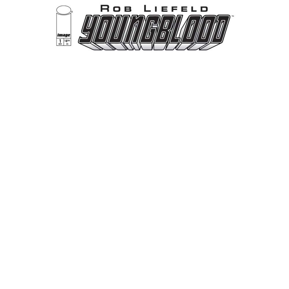 YOUNGBLOOD #1 (2025) COVER G BLANK SKETCH VARIANT