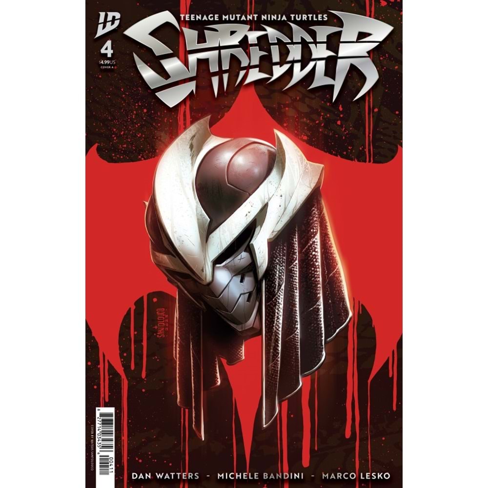 TEENAGE MUTANT NINJA TURTLES SHREDDER #4 COVER A MATEUS SANTOLOUCO