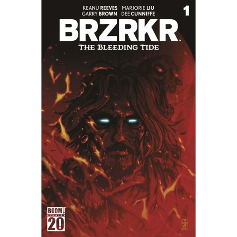 BRZRKR (BERZERKER) THE BLEEDING TIDE #1 (ONE-SHOT) COVER C MICHAEL DIALYNAS BOOM! 20TH ANNIVERSARY VARIANT