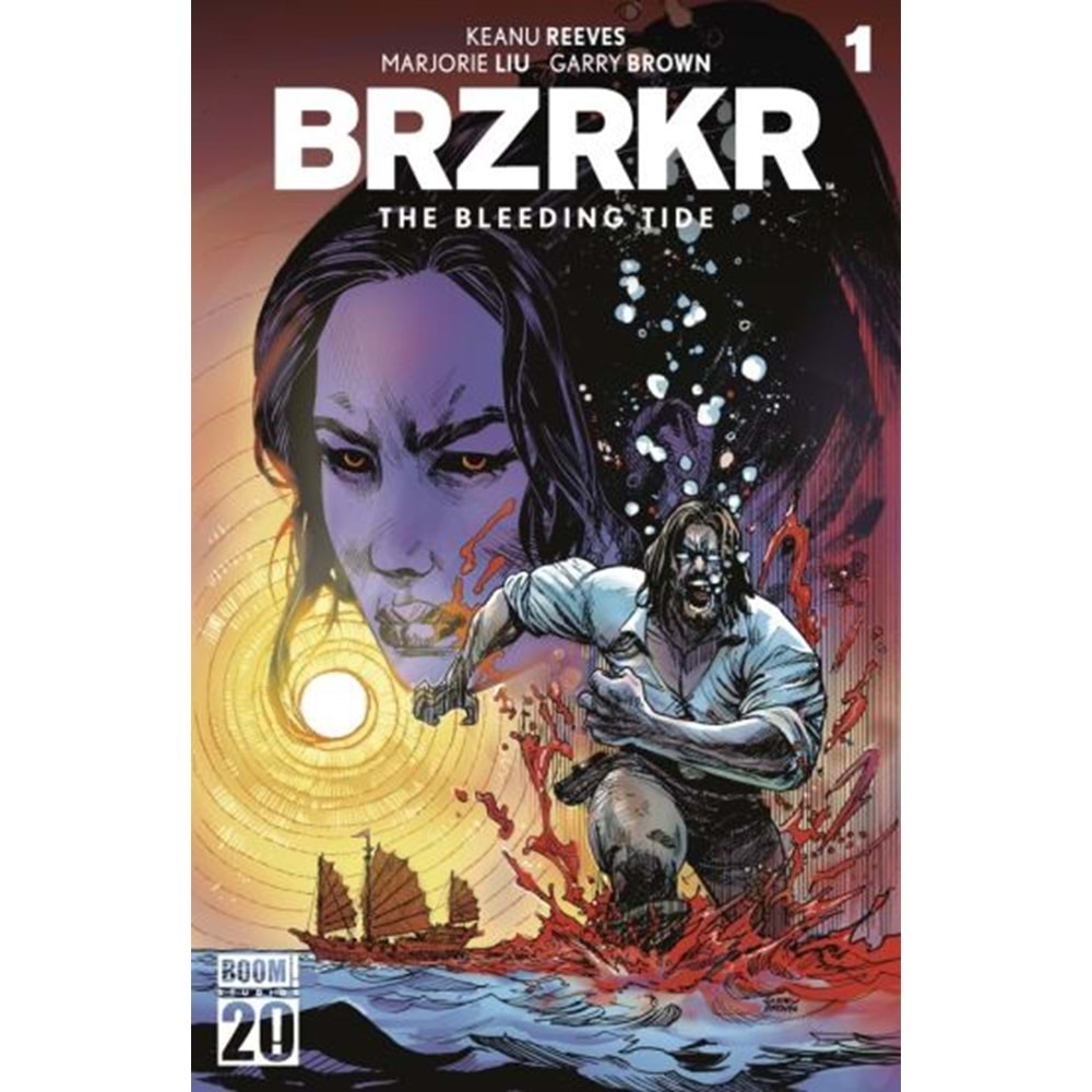 BRZRKR (BERZERKER) THE BLEEDING TIDE #1 (ONE-SHOT) COVER A GARRY BROWN