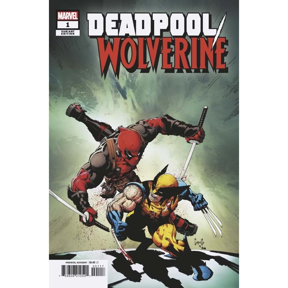 DEADPOOL WOLVERINE # 1 1:50 GREG CAPULLO VARIANT