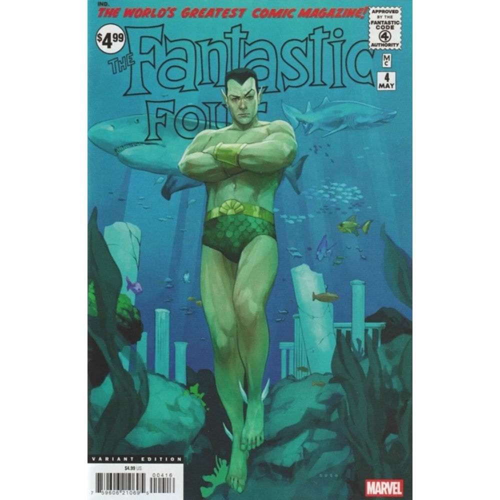 FANTASTIC FOUR # 4 FACSIMILE EDITION 1:25 PHIL NOTO VARIANT