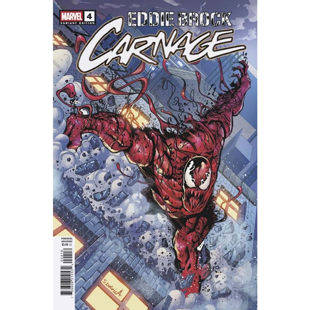 EDDIE BROCK CARNAGE #4 1:25 SERGIO FERNANDEZ DAVILA VARIANT
