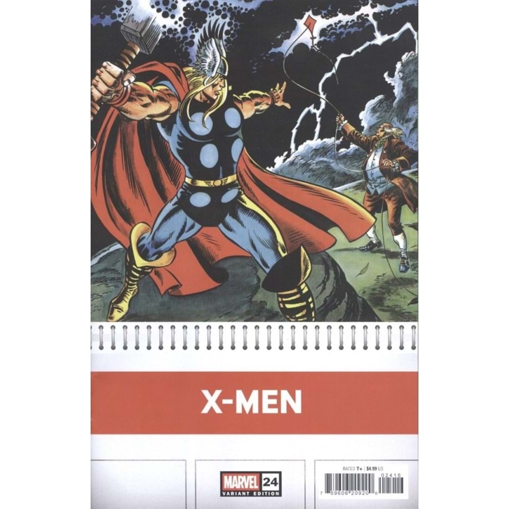 X-MEN (2024) # 24 1:50 JOHN BUSCEMA BICENTENNIAL CALENDAR HIDDEN GEM VARIANT