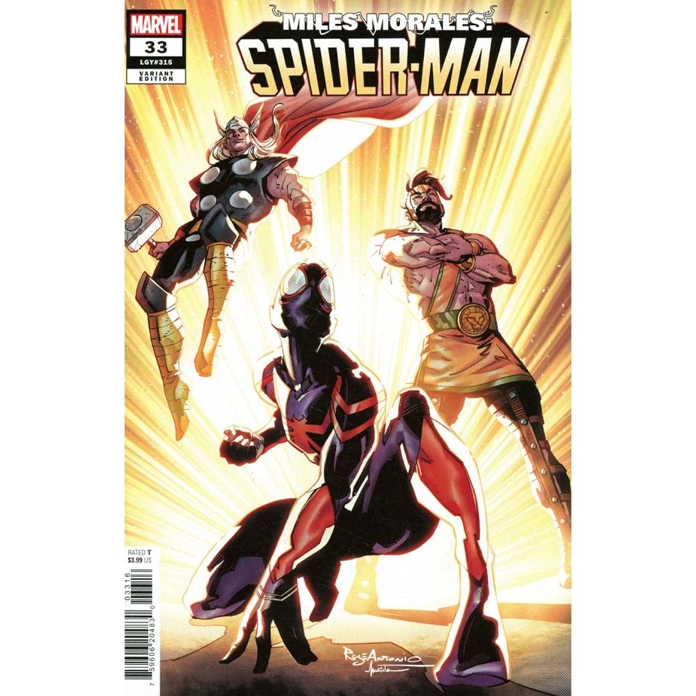 MILES MORALES SPIDER-MAN (2022) # 33 1:25 ROGE ANTONIO VARIANT