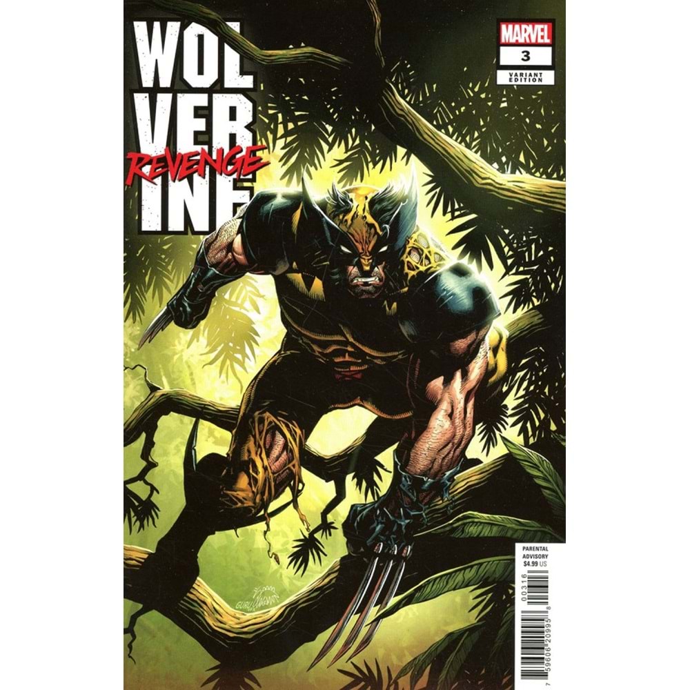 WOLVERINE REVENGE # 3 (OF 5) 1:25 RYAN STEGMAN VARIANT