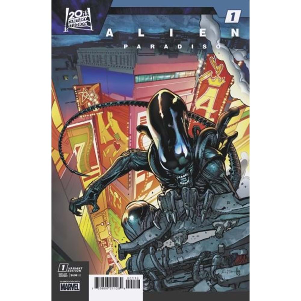 ALIEN PARADISO # 1 1:25 ANDREI BRESSAN VARIANT
