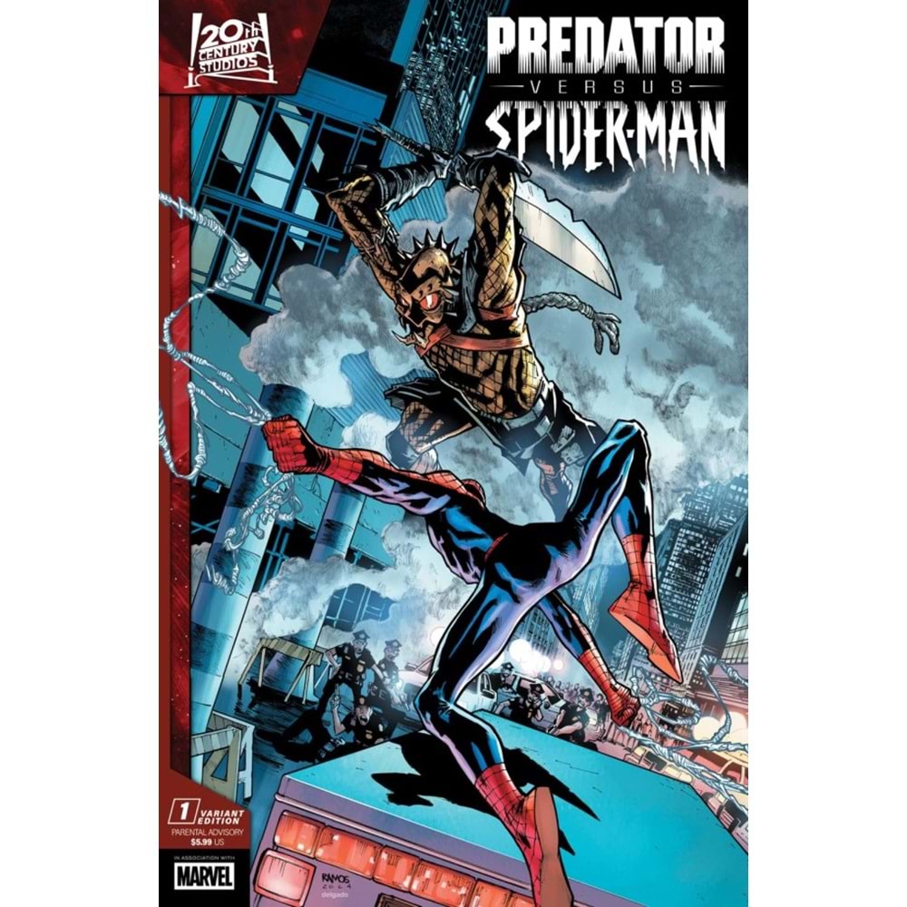 PREDATOR VS SPIDER-MAN #1 (OF 4) 1:25 HUMBERTO RAMOS VARIANT