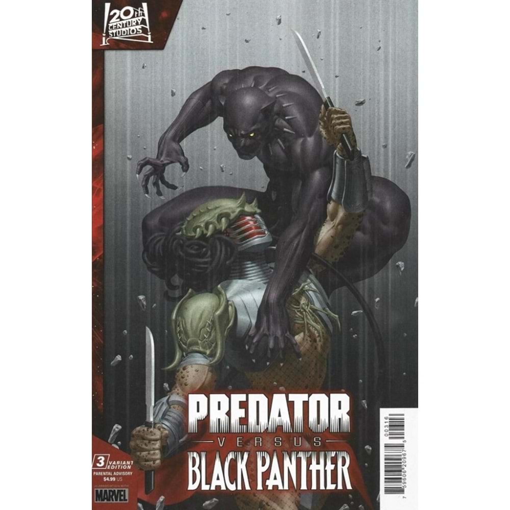 PREDATOR VS BLACK PANTHER # 3 (OF 4) 1:25 JUNGGEUN YOON VARIANT